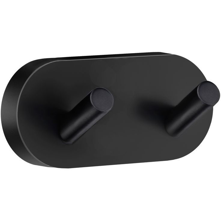 Kaksoiskoukku Smedbo Home HB356, mattamusta