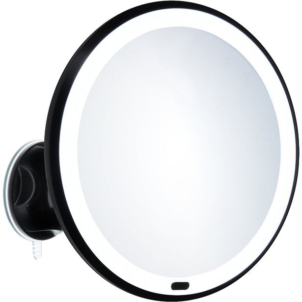 Meikkipeili imukupilla Beslagsboden ZB630, X7, LED, musta