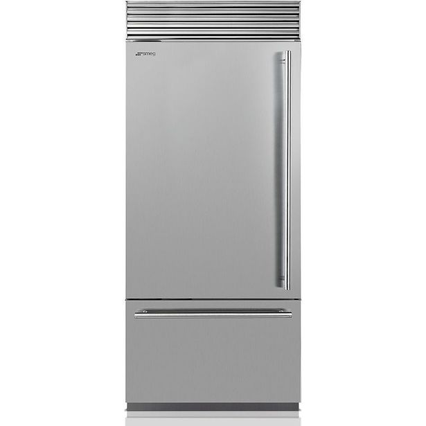 Jääkaappipakastin Smeg RF396LSIX 89cm teräs