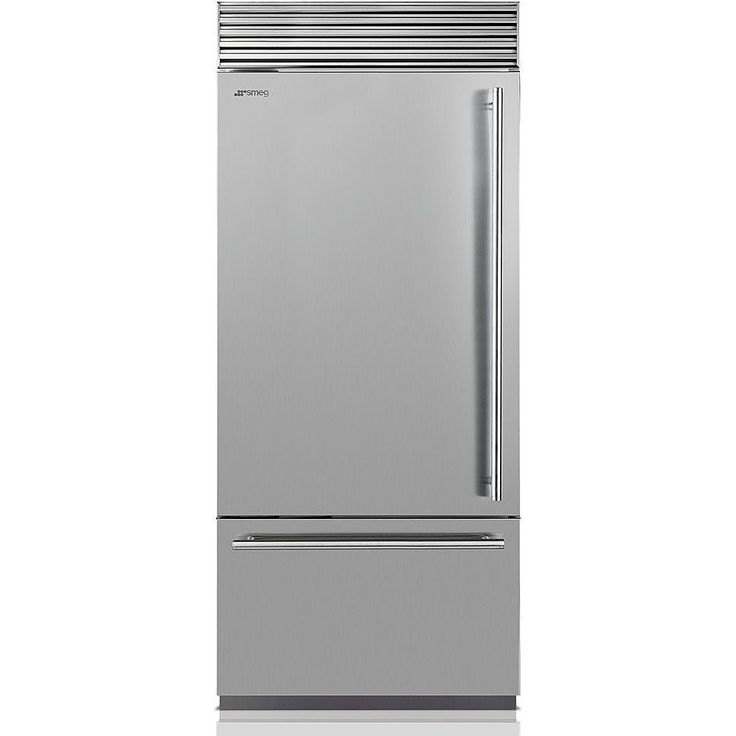 Jääkaappipakastin Smeg RF396LSIX 89cm teräs
