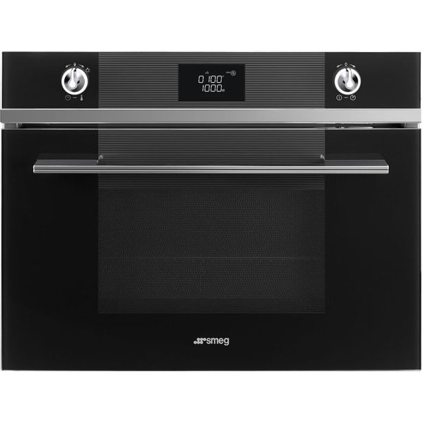 Yhdistelmämikroaaltouuni Smeg SF4102MCN 60cm musta