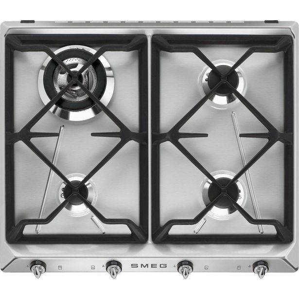 Kaasuliesitaso Smeg SR964XGH 60cm teräs