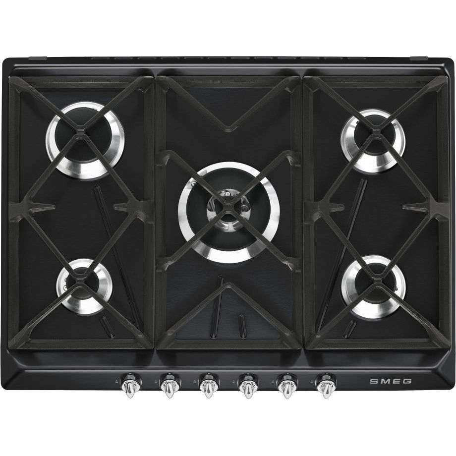Kaasuliesitaso Smeg SR975NGH 68.5cm musta