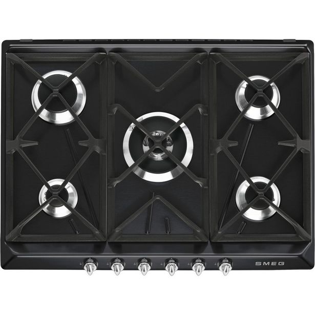 Kaasuliesitaso Smeg SR975NGH 68.5cm musta
