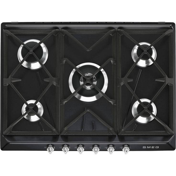 Kaasuliesitaso Smeg SR975NGH 68.5cm musta