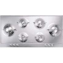 Kaasuliesitaso Smeg P106ES 100.5cm teräs