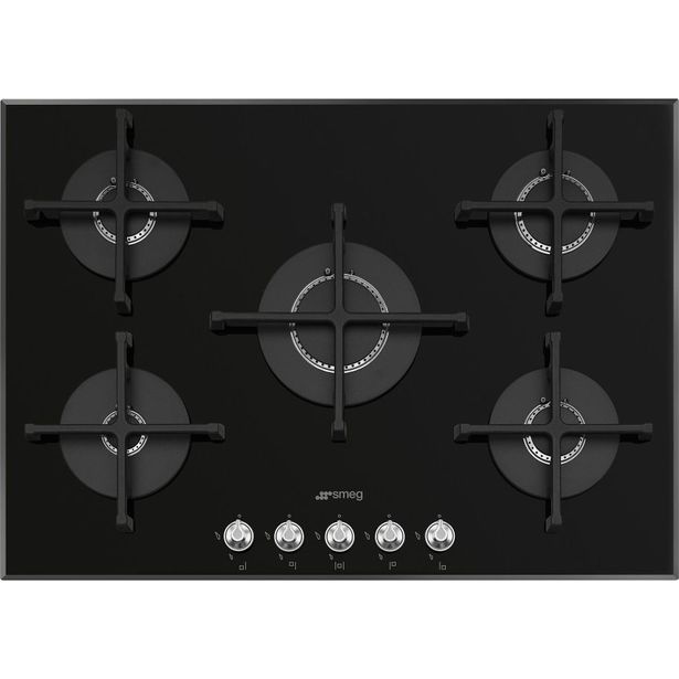 Kaasuliesitaso Smeg PV175N2 72cm musta