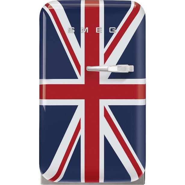 Jääkaappi Smeg Retro FAB5LDUJ5 Union Jack vasen 40cm