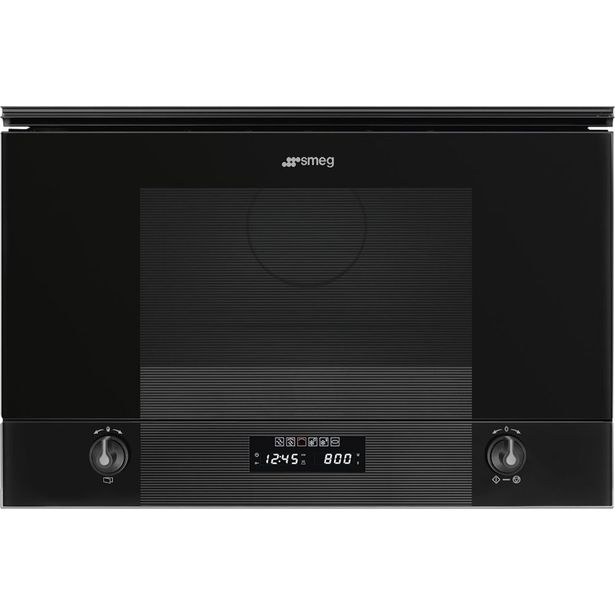 Mikroaaltouuni Smeg MP122B3 60cm musta