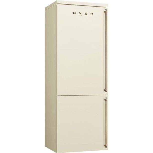Jääkaappipakastin Smeg FA8005LPO5 70.4cm vasen beige