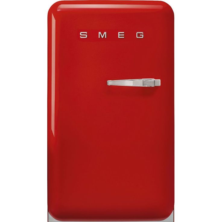 Jääkaappi Smeg Retro FAB10HLRD5 vasen 55cm punainen