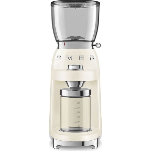 Kahvimylly Smeg CGF11CREU beige