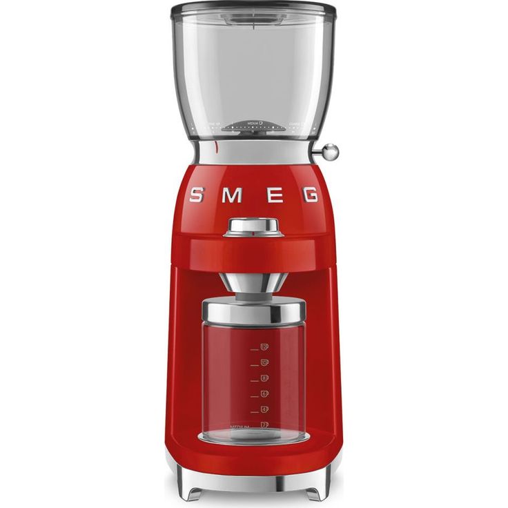 Kahvimylly Smeg CGF11RDEU punainen