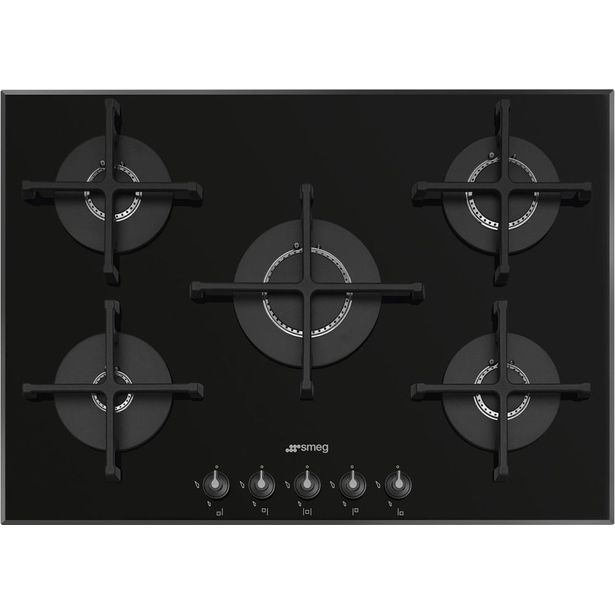 Kaasuliesitaso Smeg PV175B3 70cm musta
