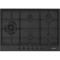 Kaasuliesitaso Smeg PX375LMB 70cm musta