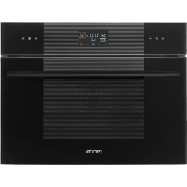 Yhdistelmämikroaaltouuni Smeg SO4102M1B3 60cm musta