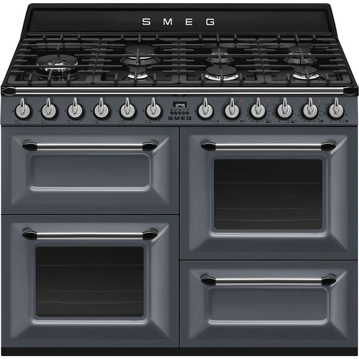 Kaasuliesi Smeg TR4110GR 110cm harmaa