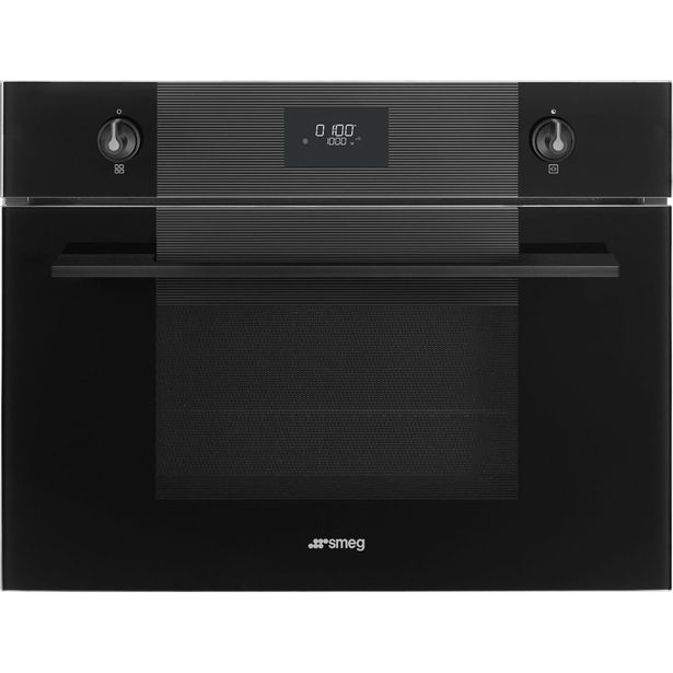 Yhdistelmämikroaaltouuni Smeg SO4101M1B3 60cm musta