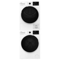 Pesukone ja kuivausrumpu SMEG WNP96SLAAIN DNP82SEIN, 9/8kg, valkoinen
