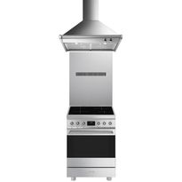 Keittiöpaketti Smeg - C6IMXM2 induktioliesi, roiskesuoja ja liesituuletin, 60 cm, rst