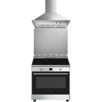 Keittiöpaketti Smeg - CG90CIXT induktioliesi, roiskesuoja ja liesituuletin, 90 cm, rst