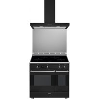 Keittiöpaketti Smeg - CG92IANT9 induktioliesi, roiskesuoja ja liesituuletin, 90 cm, antrasiitti
