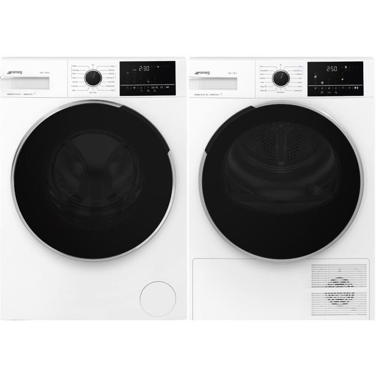 Pesukone ja kuivausrumpu Smeg - WNP84SEAIN1-DNP09SEBIN