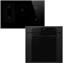 Keittiöpaketti Smeg - SF6200TB kalusteuuni ja SI1M24854D induktiotaso, musta