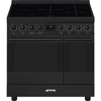 Induktioliesi Smeg C92IPN2, matta musta