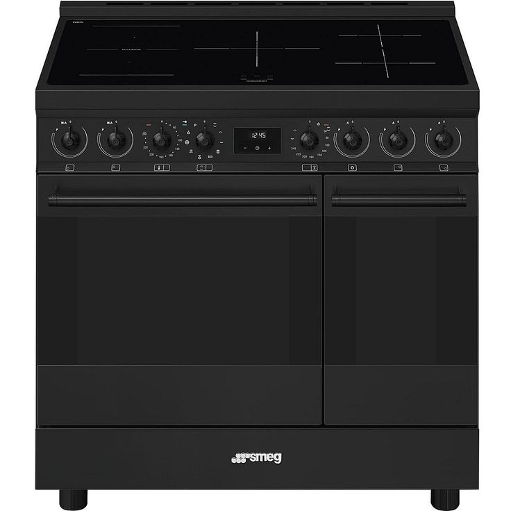 Induktioliesi Smeg C92IPN2, matta musta
