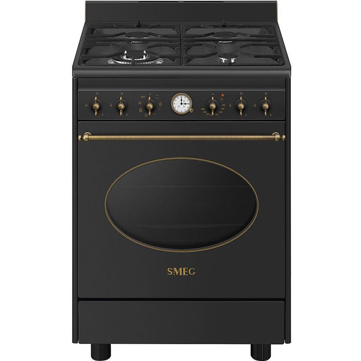 Kaasuliesi Smeg CO60GMAN2, antrasiitti