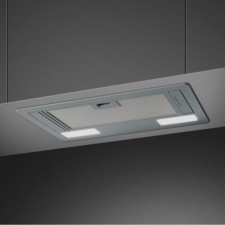 Integroitava liesituuletin Smeg KSG52HE 54cm hopea