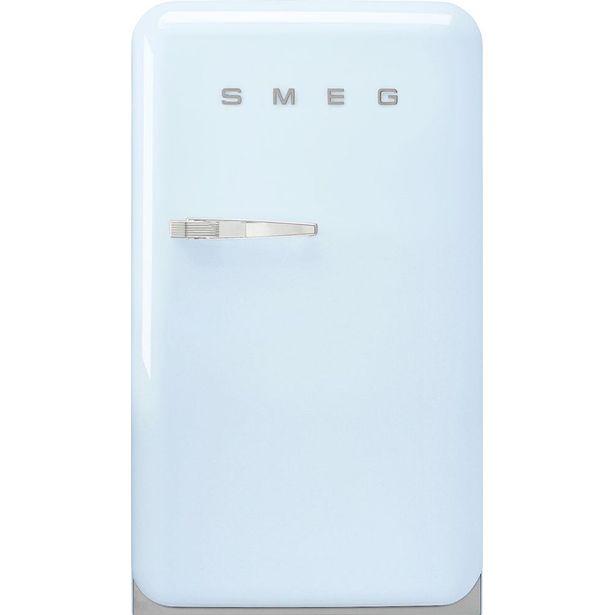 Jääkaappi pakastelokerolla Smeg Retro FAB10RPB5, 54.4cm, pastellinsininen, oikea