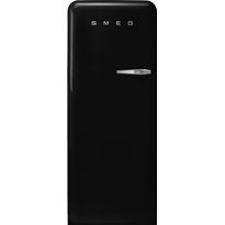 Jääkaappi pakastelokerolla Smeg Retro FAB28LBL5, 60.1cm, musta, vasen