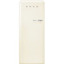 Jääkaappi pakastelokerolla Smeg Retro FAB28LCR5, 60.1cm, kerma, vasen