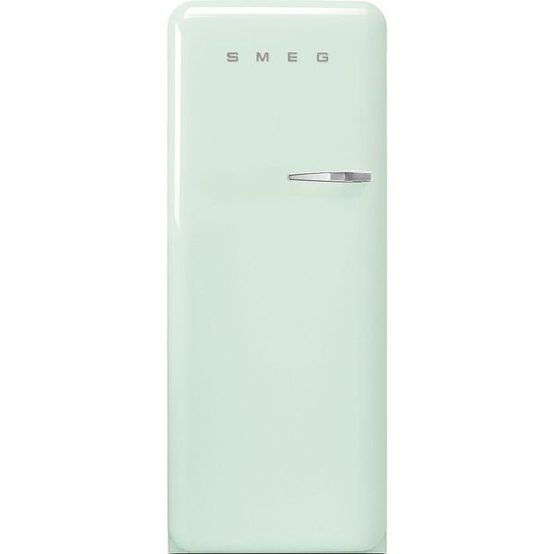 Jääkaappi pakastelokerolla Smeg Retro FAB28LPG5, 60.1cm, pastellinvihreä, vasen