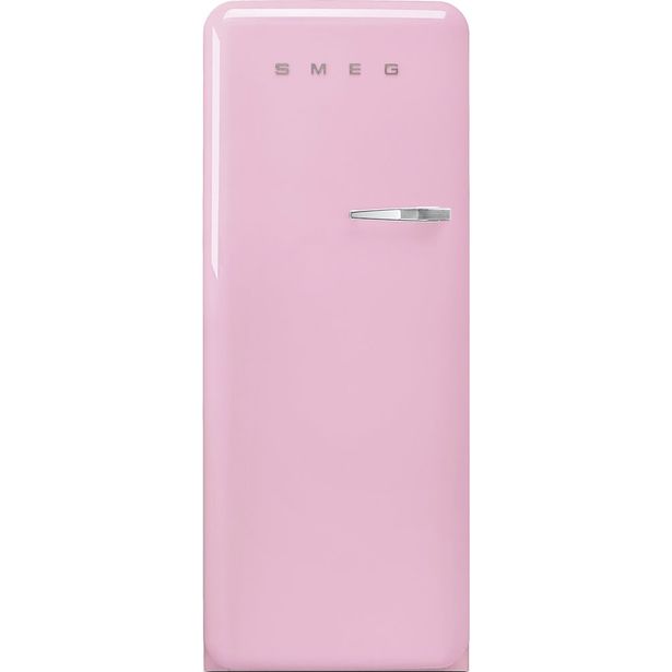 Jääkaappi pakastelokerolla Smeg Retro FAB28LPK5, 60.1cm, pinkki, vasen