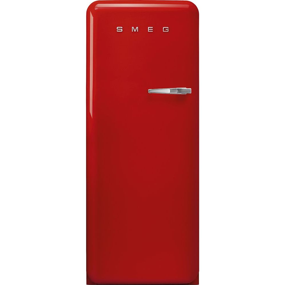 Jääkaappi pakastelokerolla Smeg Retro FAB28LRD5, 60.1cm, punainen, vasen