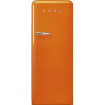 Jääkaappi pakastelokerolla Smeg Retro FAB28ROR5, 60.1cm, oranssi, oikea