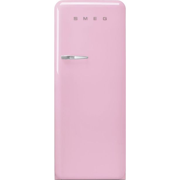 Jääkaappi pakastelokerolla Smeg Retro FAB28RPK5, 60.1cm, pinkki, oikea