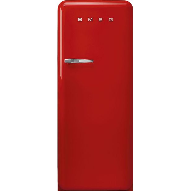 Jääkaappi pakastelokerolla Smeg Retro FAB28RRD3, 60.1cm, punainen, oikea