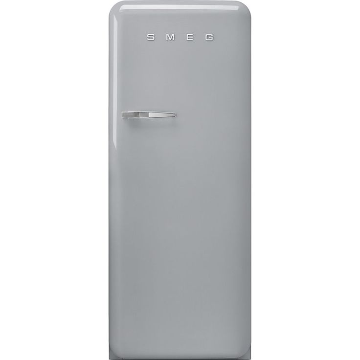 Jääkaappi pakastelokerolla Smeg Retro FAB28RSV5, 60.1cm, hopea, oikea