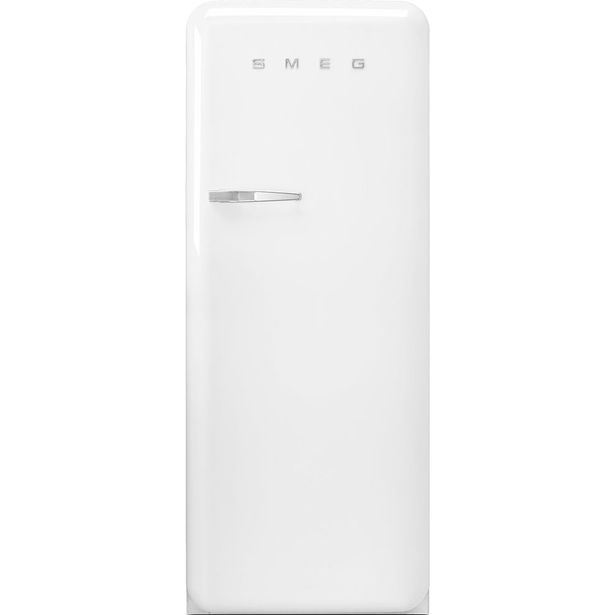 Jääkaappi pakastelokerolla Smeg Retro FAB28RWH5, 60.1cm, valkoinen, oikea