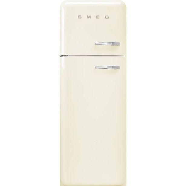 Jääkaappipakastin Smeg Retro FAB30LCR5, 60.1cm, kerma, vasen