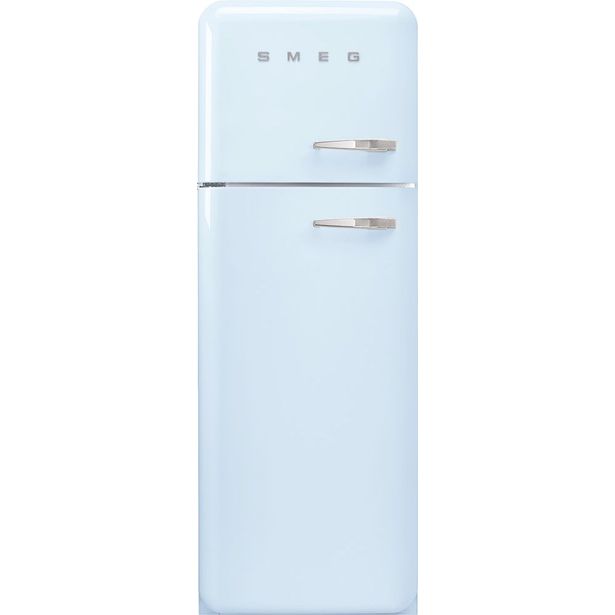 Jääkaappipakastin Smeg Retro FAB30LPB5, 60.1cm, pastellinsininen, vasen