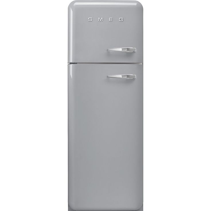 Jääkaappipakastin Smeg Retro FAB30LSV5, 60.1cm, hopea, vasen
