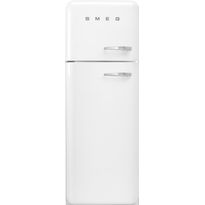Jääkaappipakastin Smeg Retro FAB30LWH5, 60.1cm, valkoinen, vasen