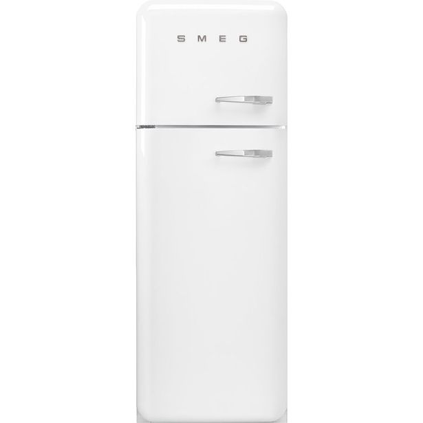 Jääkaappipakastin Smeg Retro FAB30LWH5, 60.1cm, valkoinen, vasen