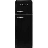 Jääkaappipakastin Smeg Retro FAB30RBL5, 60.1cm, musta, oikea