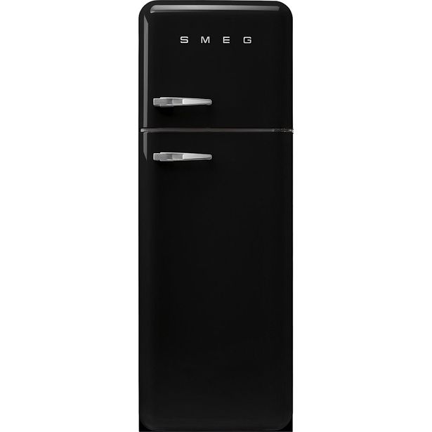 Jääkaappipakastin Smeg Retro FAB30RBL5, 60.1cm, musta, oikea